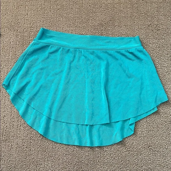 Three Abigail mentzer ballet Skirts all size XS (aqua, navy and dark green) - Picture 6 of 7